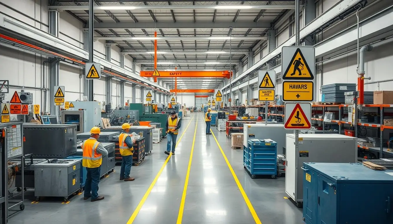 Boas práticas para sinalização em áreas industriais